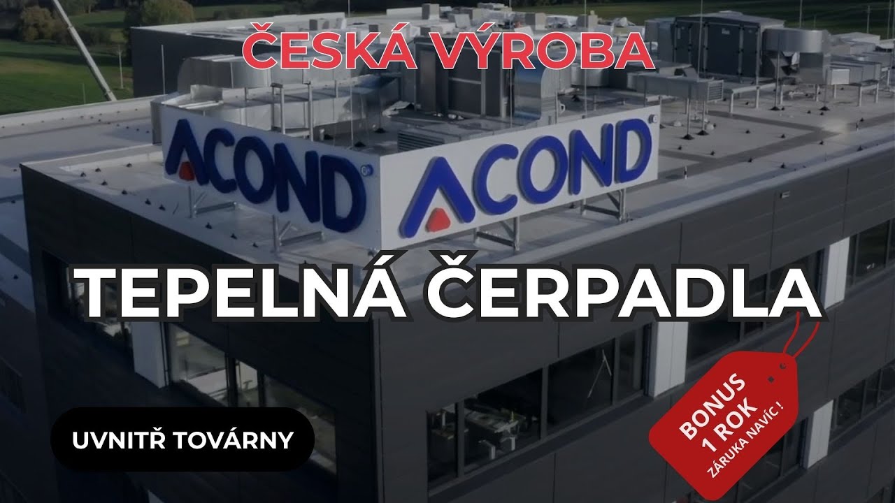 ❄️ Tepelná čerpadla ACOND: Česká výroba krok za krokem | Fabrika + bonus 🎁