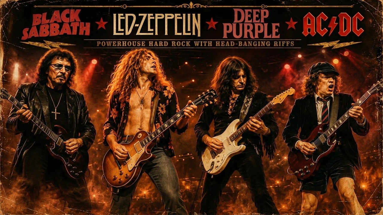 Black Sabbath &bull; Led Zeppelin &bull; Deep Purple &bull; AC/DC  🔥 Classic Hard Rock Summit | Inspired Tribute