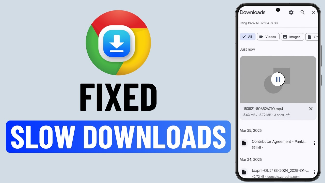 Fix Google Chrome Slow Download Speeds on Android | Enjoy Faster Downloads