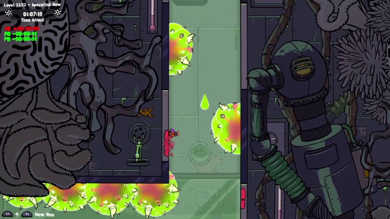 Splasher - Level 21 Time Attack, (Platinum Medal)
