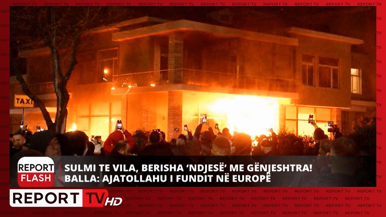 Flashi informativ në Report TV, ora 08:00, 3 Mars 2026