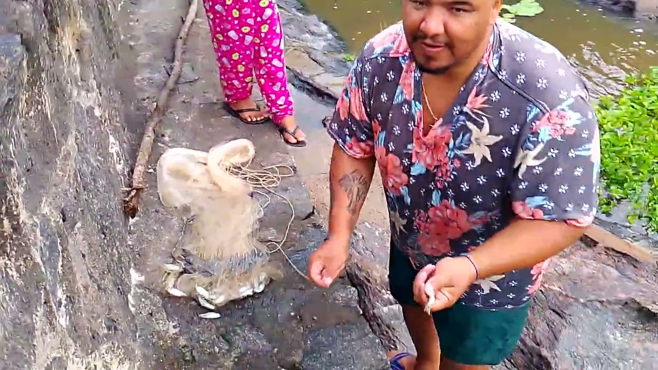 Pescaria com a família insurenta segue lá pra fortalecer o canal 