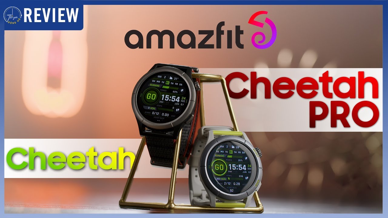 Amazfit Cheetah Series: Nhẹ nhàng, cảm biến chính xác và rất ĐÁNG MUA !!! | Thế Giới Đồng Hồ