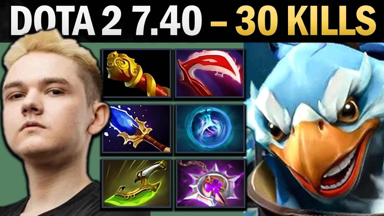 Kez Pro Carry with 30 Kills and 1000 GPM - Dota 2 Gameplay
