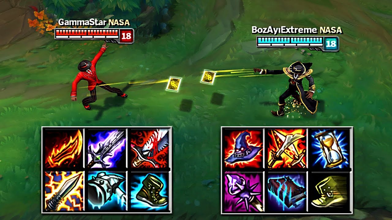 AD TWISTED FATE vs AP TWISTED FATE FULL BUILD FIGHTS & Best Moments!