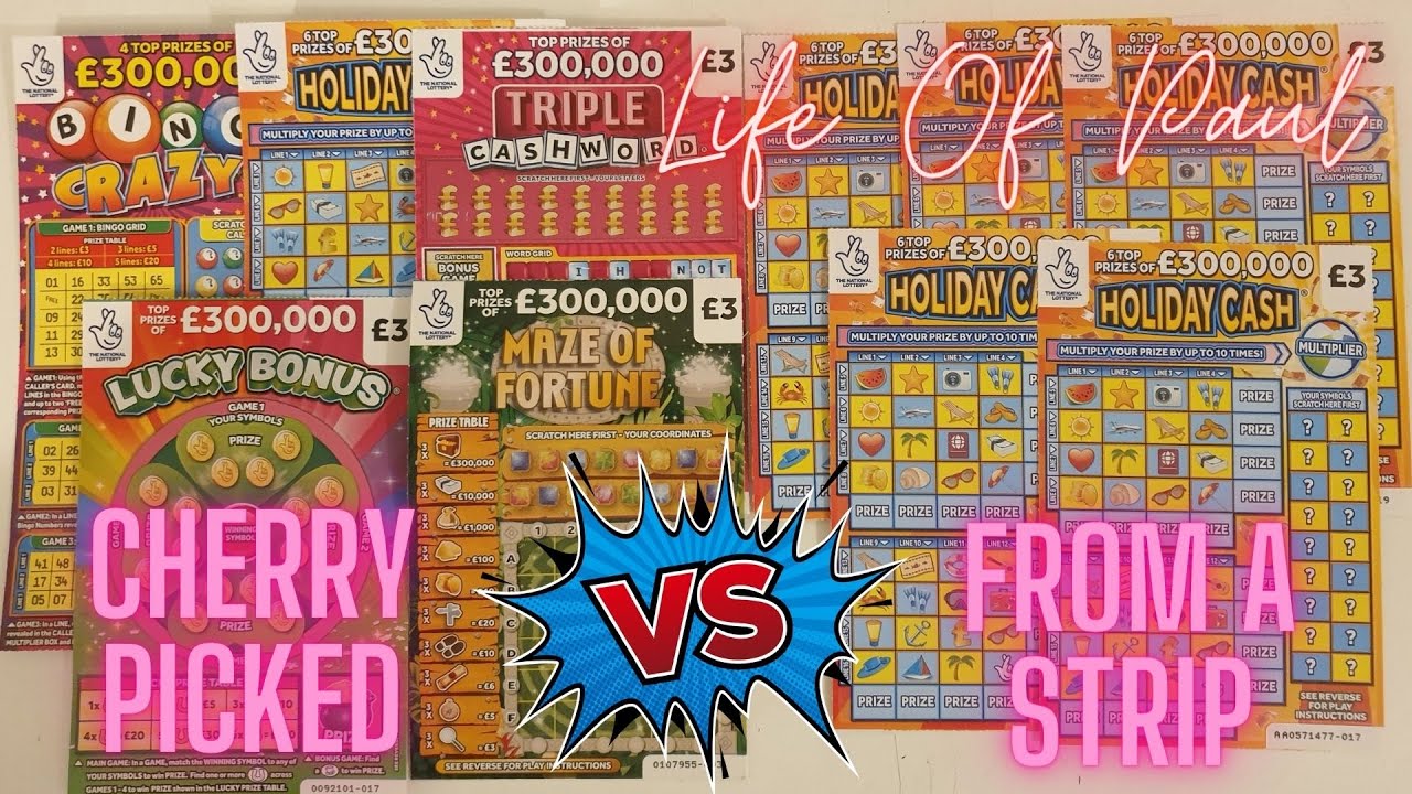 £30 of Scratch cards 🤩 £15 of cherry picked cards vs £15 of cards from a strip!