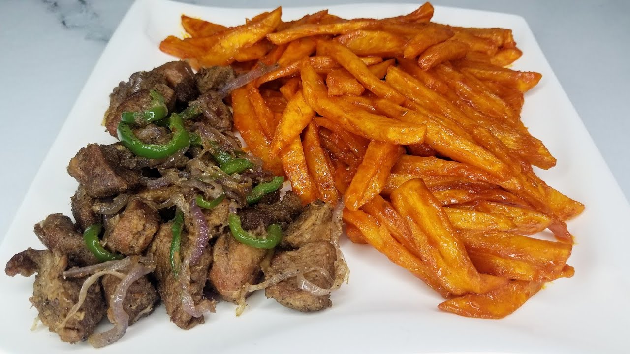 LUNCH: Kupika Chips Masala na Nyama Kavu Kirahisi | Mapishi Rahisi