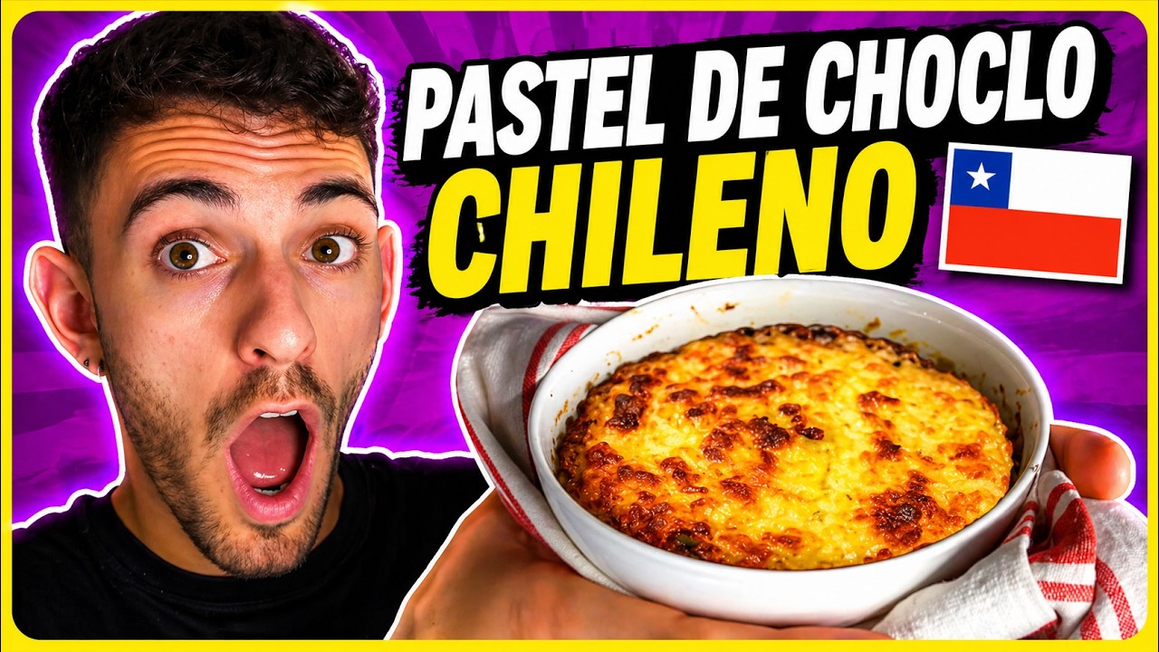 ARGENTINO prueba POR PRIMERA VEZ el PASTEL de CHOCLO CHILENO 🇨🇱😱🇦🇷