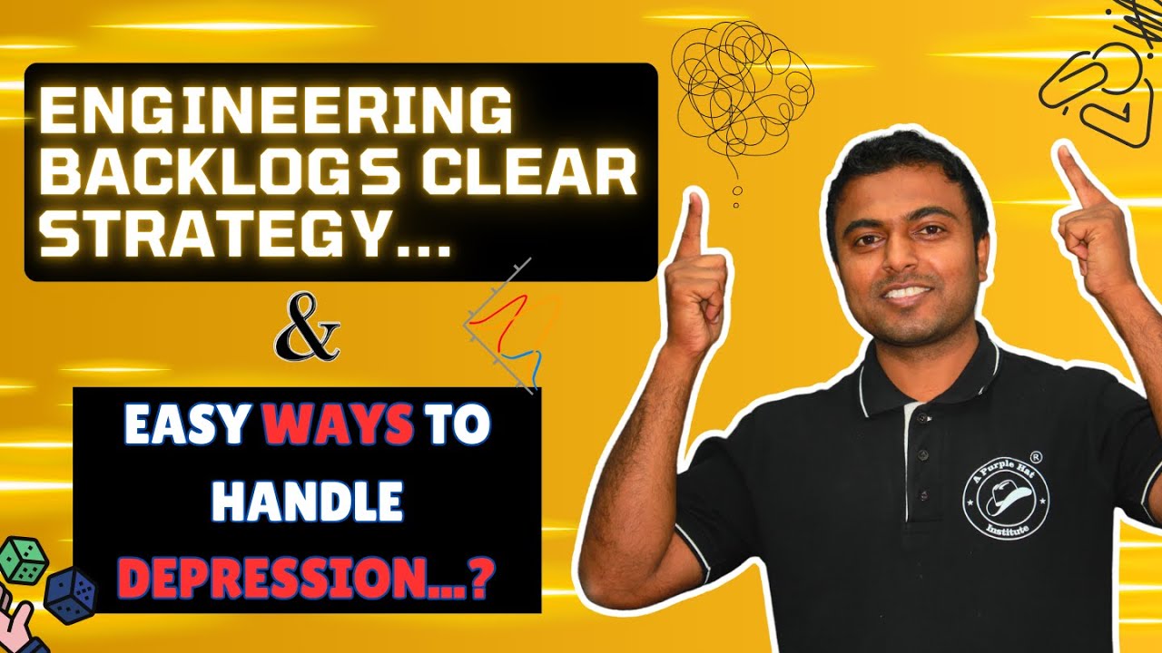 Engineering Backlogs Clear Strategy - Easy Ways to Handle Exam Pressure & Depression | #sppuexam