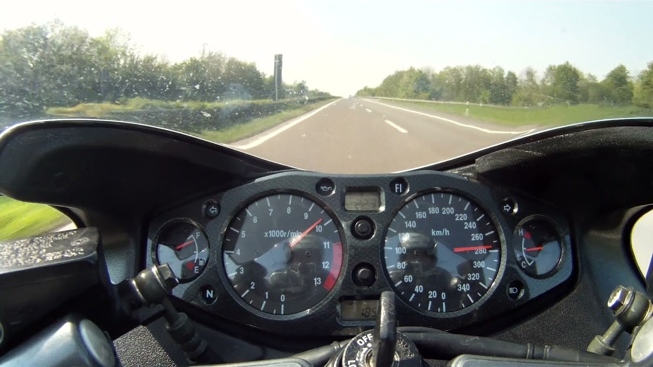 1999 Suzuki Hayabusa Autobahn Run - Chasing Top Speed
