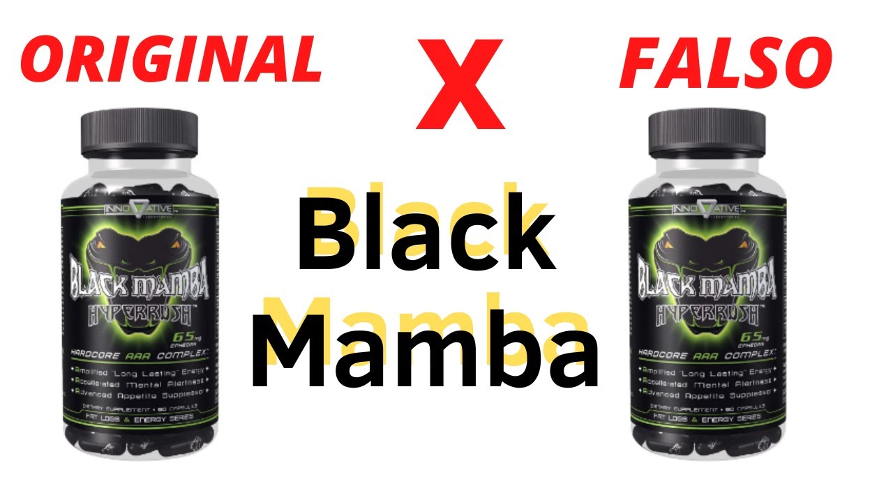 Black Mamba Original x Black Mamba Falso