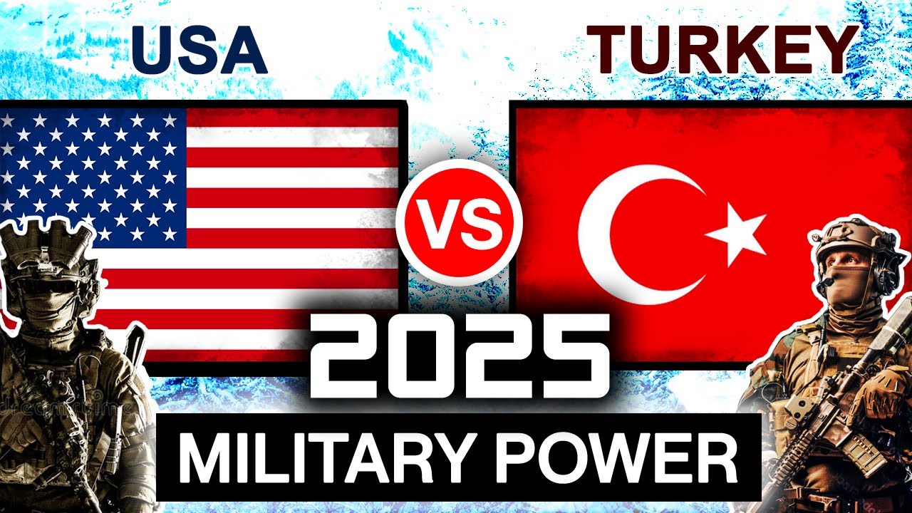 USA vs Turkey Military Power Comparison 2025 | Turkey vs USA Military Power 2025