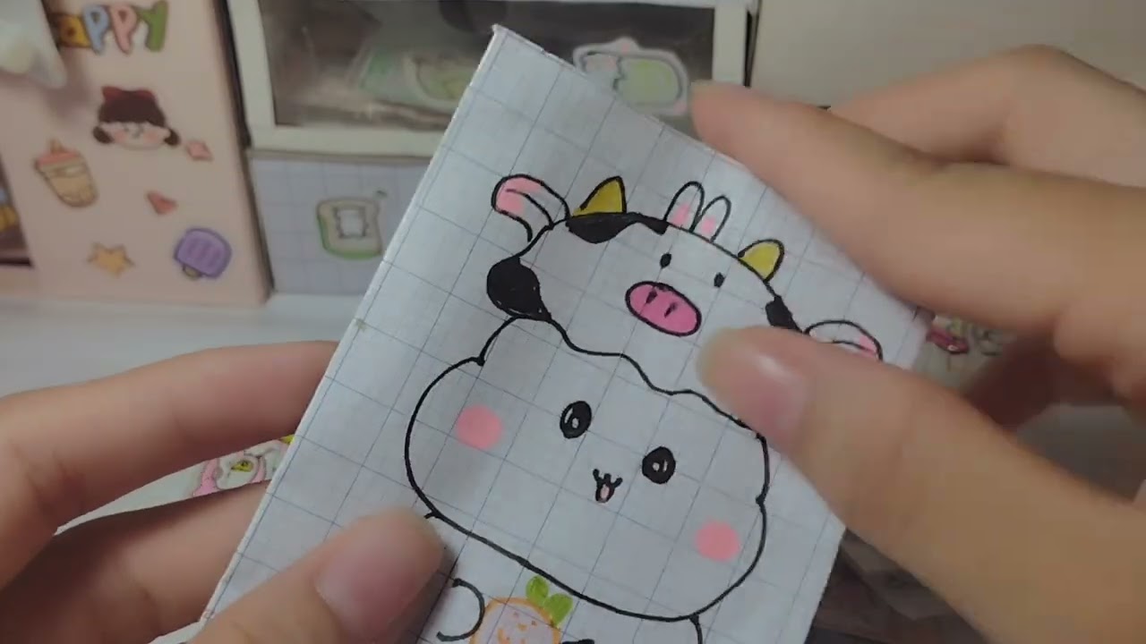 gói hàng sticker spuishy cùng tớ |ynhi channel 🐸