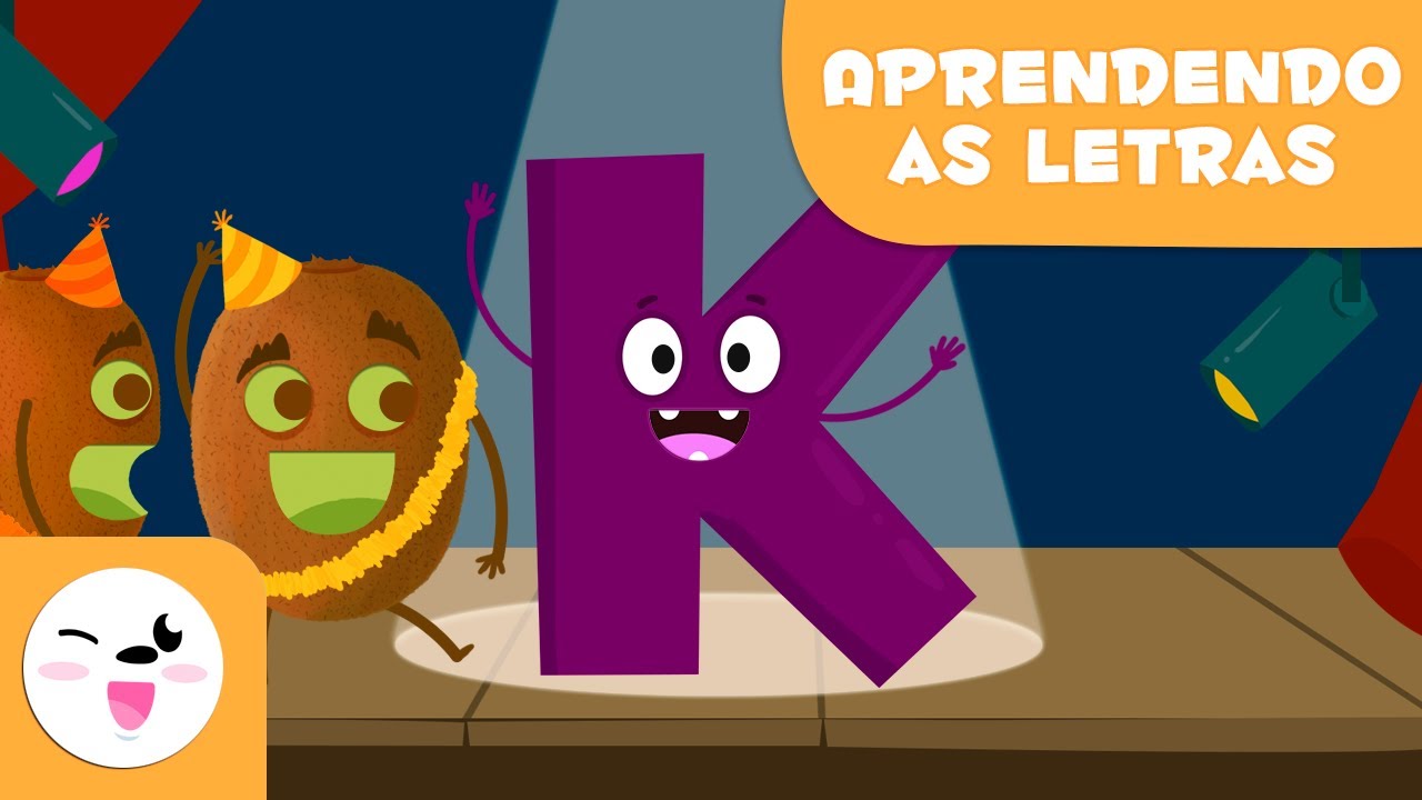 Aprenda a letra K com nossos amigos os kiwis - O abecedário