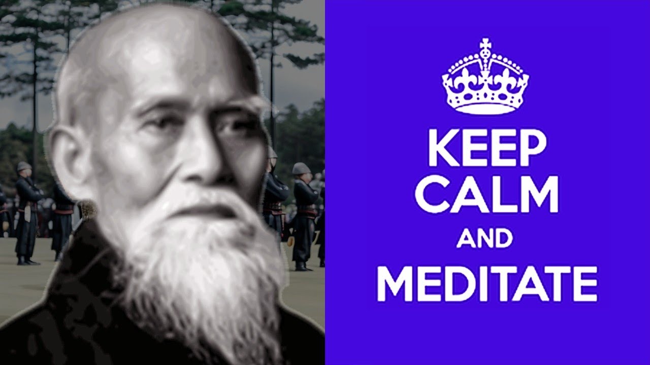 MORIHEI UESHIBA MEDITATION with Quotes