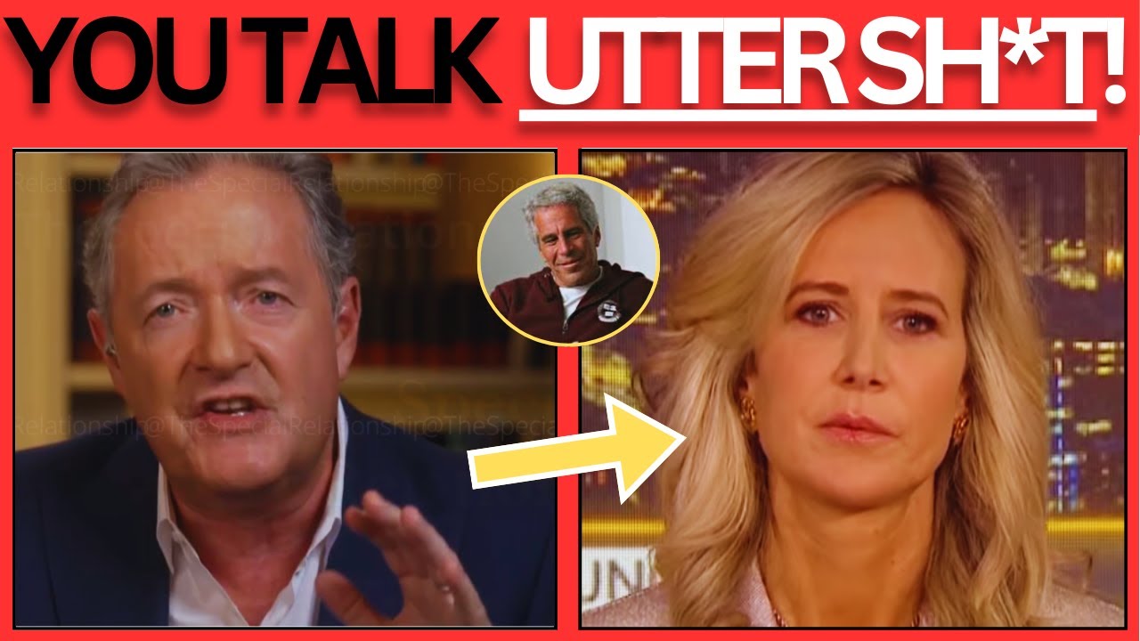 Piers Morgan EXPLODES at MORONIC Pa*do Defender For Her Epstein LIES!