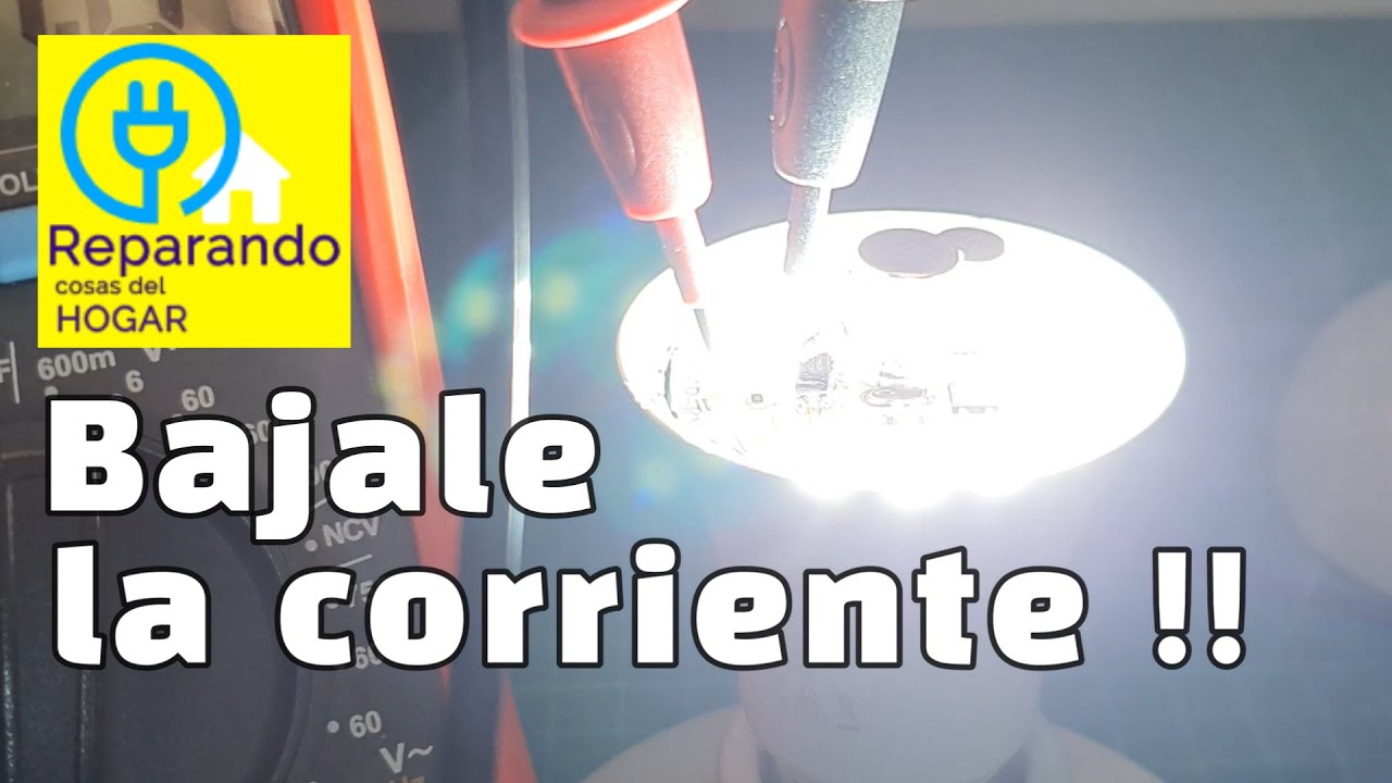 Como bajar la corriente que circula por los led