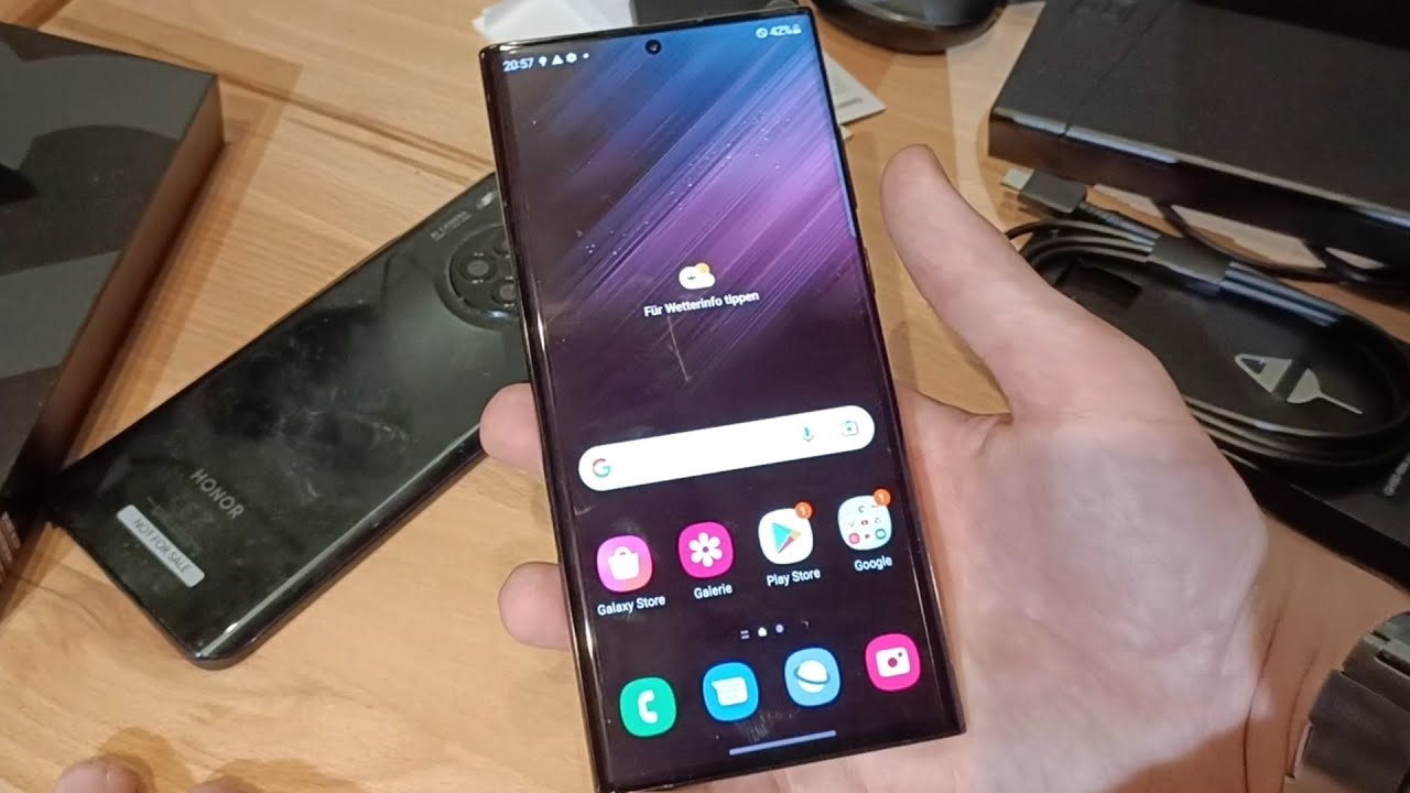 Samsung Galaxy S22 Ultra: Einrichten und erster Eindruck