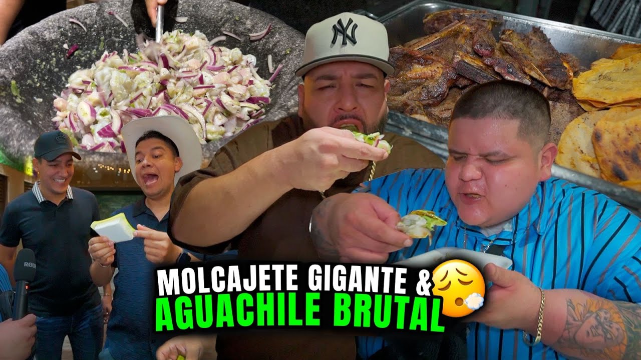 Carne Asada Regia con ALGO BIEN 🔥 ¡Molcajete Gigante + Aguachile 🤤