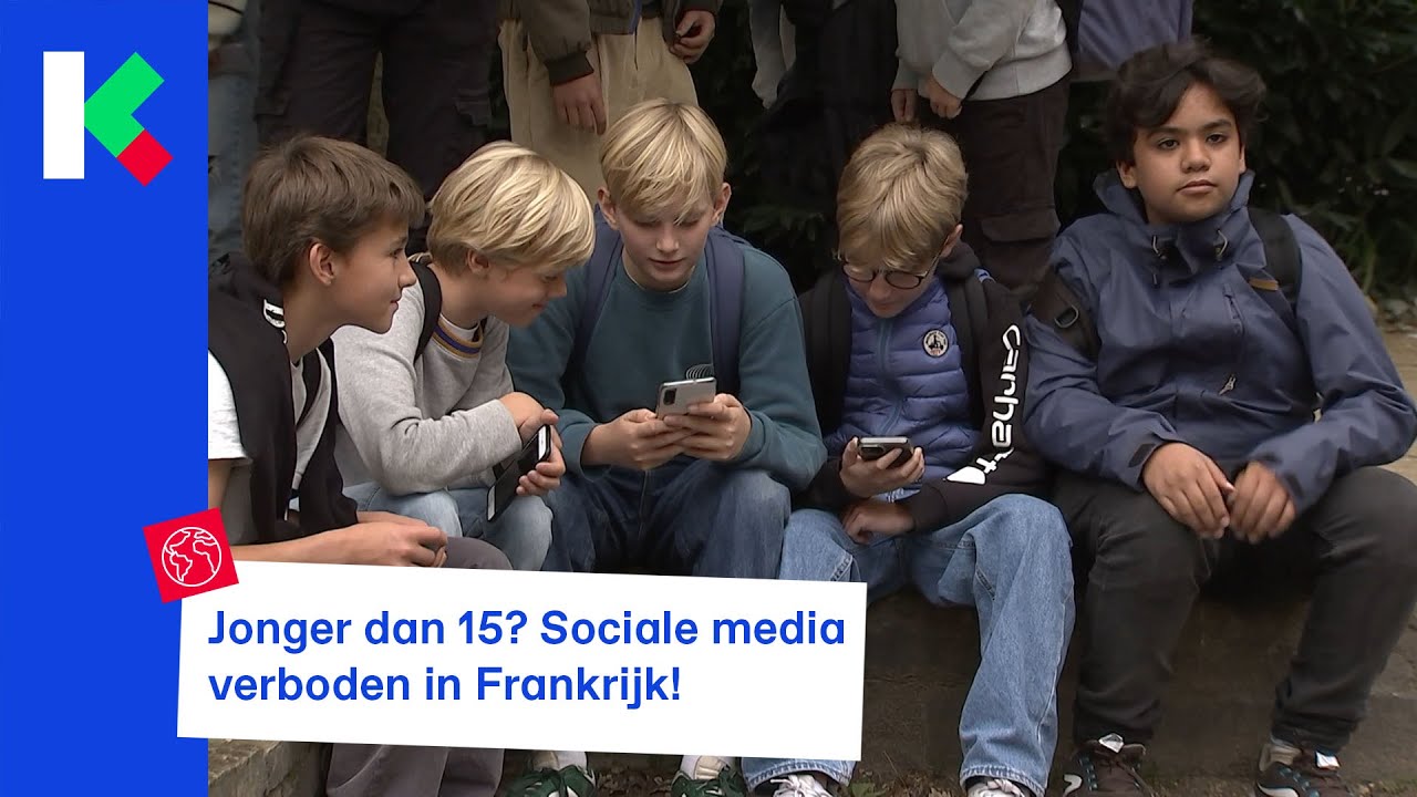 Jonger dan 15? Sociale media verboden in Frankrijk!