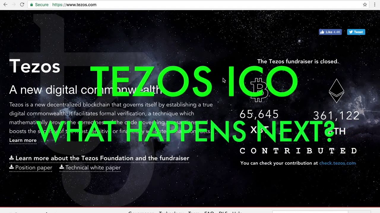 Tezos ICO What To Do Next?