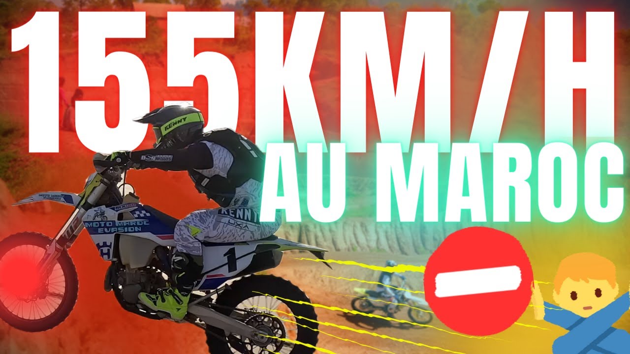 155km/h au Maroc - On roule dans les dunes avec Moto Maroc Evasion