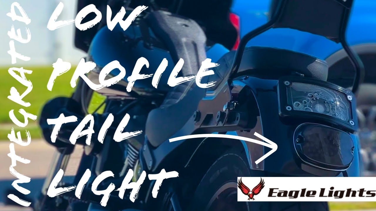 BEST Integrated Tail Light for the Harley Davidson Low Rider S//Turn Signal Delete Guerrilla Cables