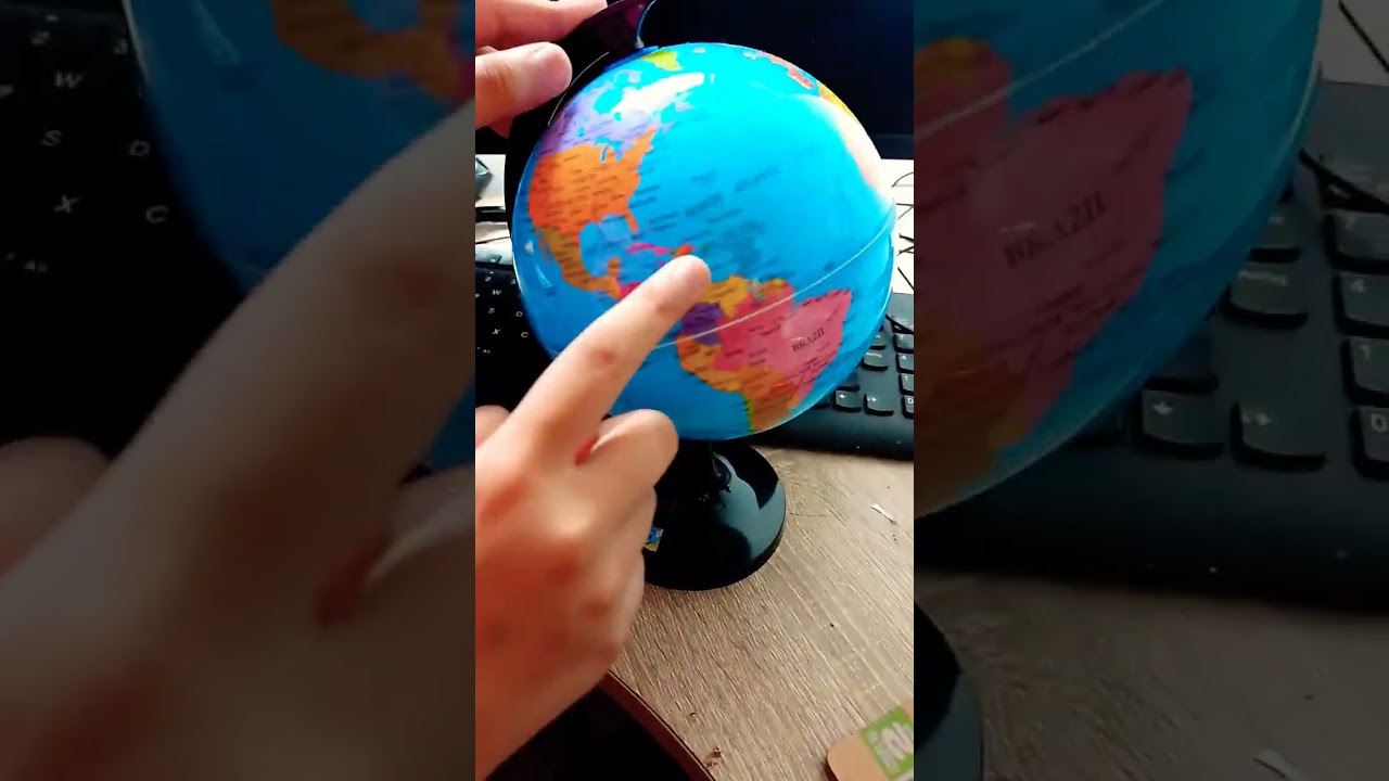 Globo terr&aacute;queo 🌐 #globoterraqueo #mapa #mundo