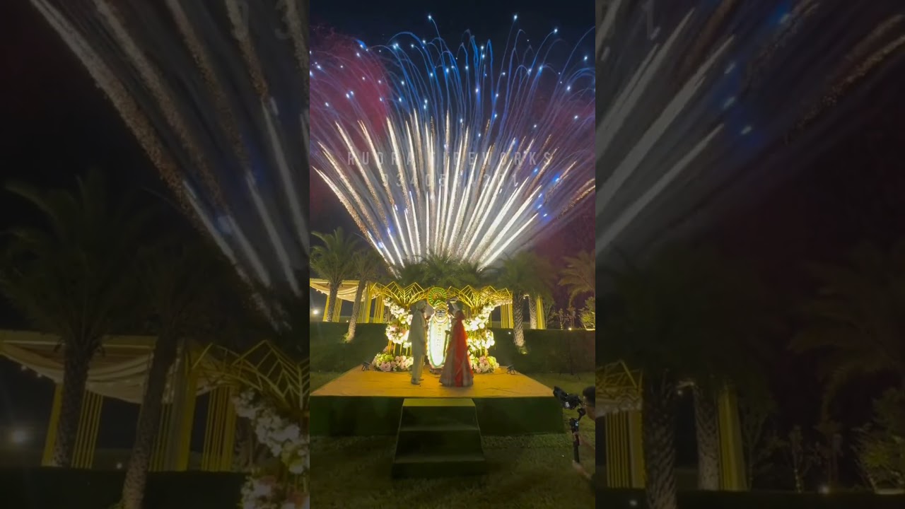 Wedding Fireworks Entry #fireworks  #bigfatindianwedding #destinationwedding #luxurywedding #goa