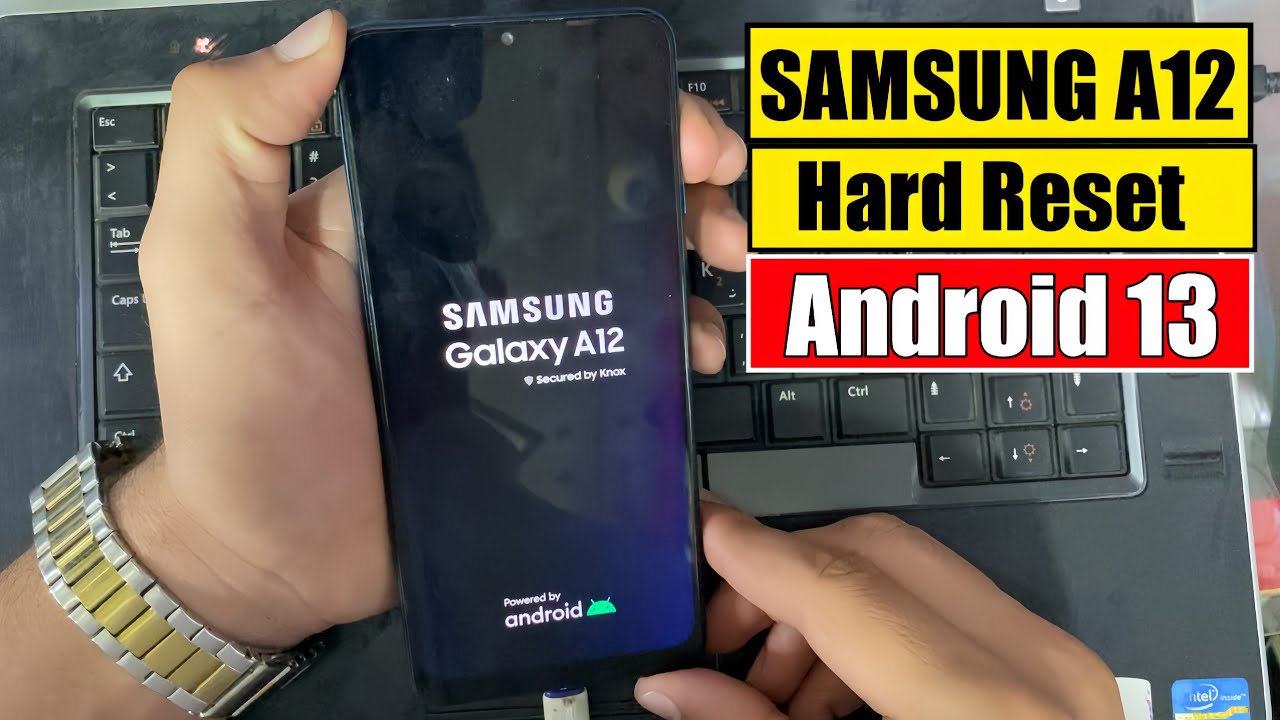 Samsung A12 Hard Reset Andriod 13 || Pattern Unlock 2025 || Remove Pin/Password 