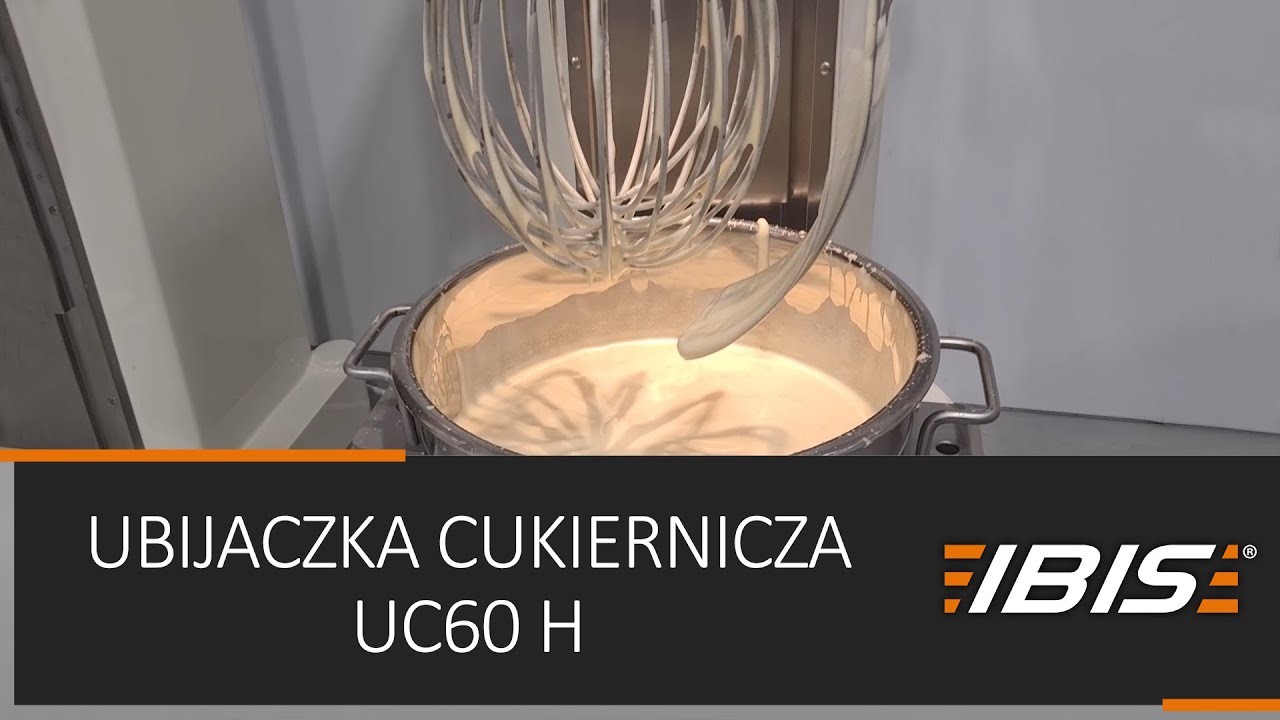 Ubijanie masy jajowej - ubijaczka cukiernicza IBIS - rózga gęsta + skrobak