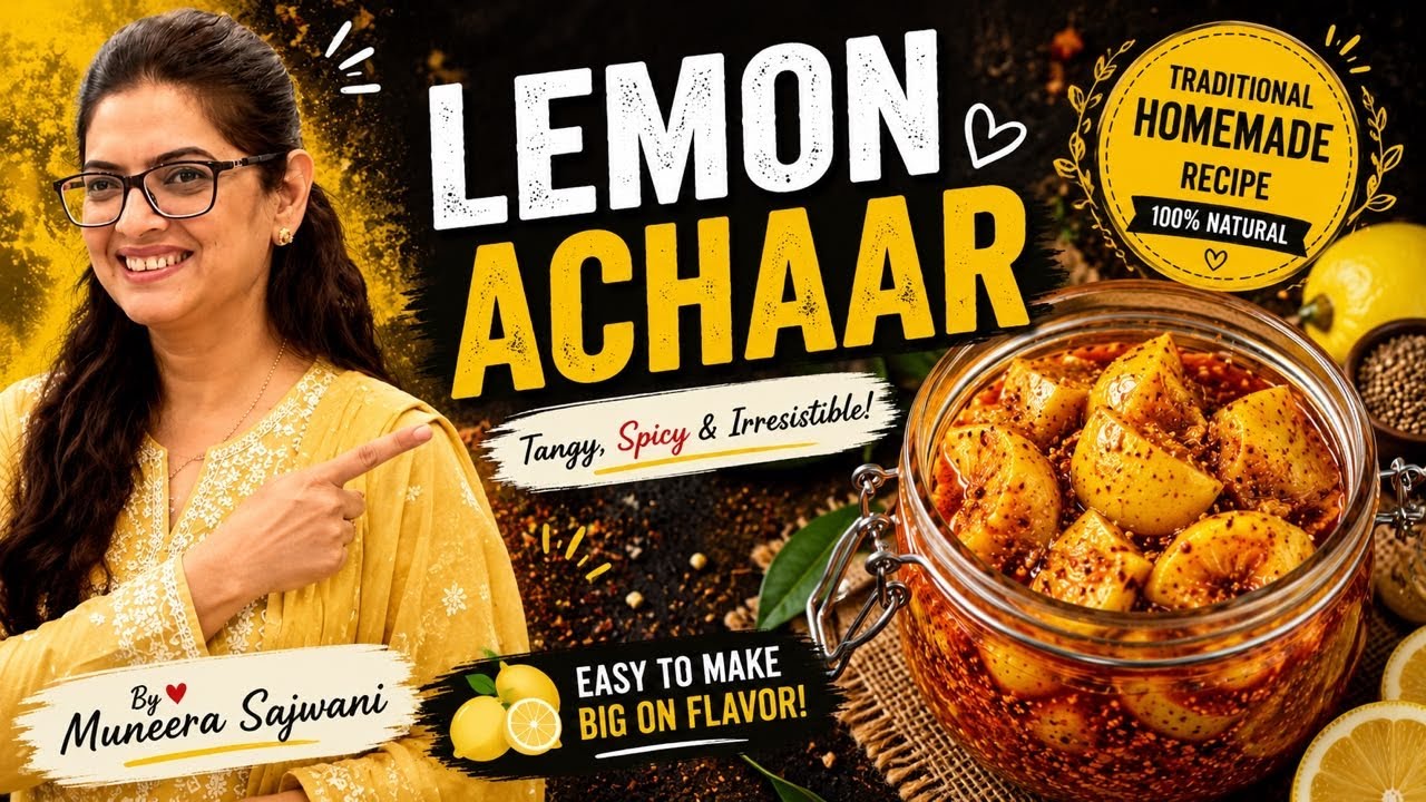 Easy lemon achar | How to make easy lime pickle at home| Nimbu Ka Achar Recipe #lemonpicklerecipe