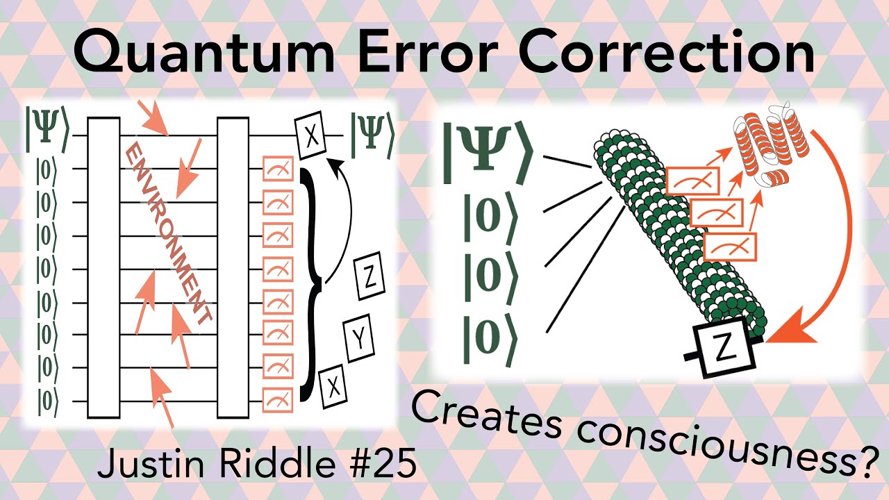 #25 - Quantum Error Correction: why we need it and a novel theory for quantum consciousness