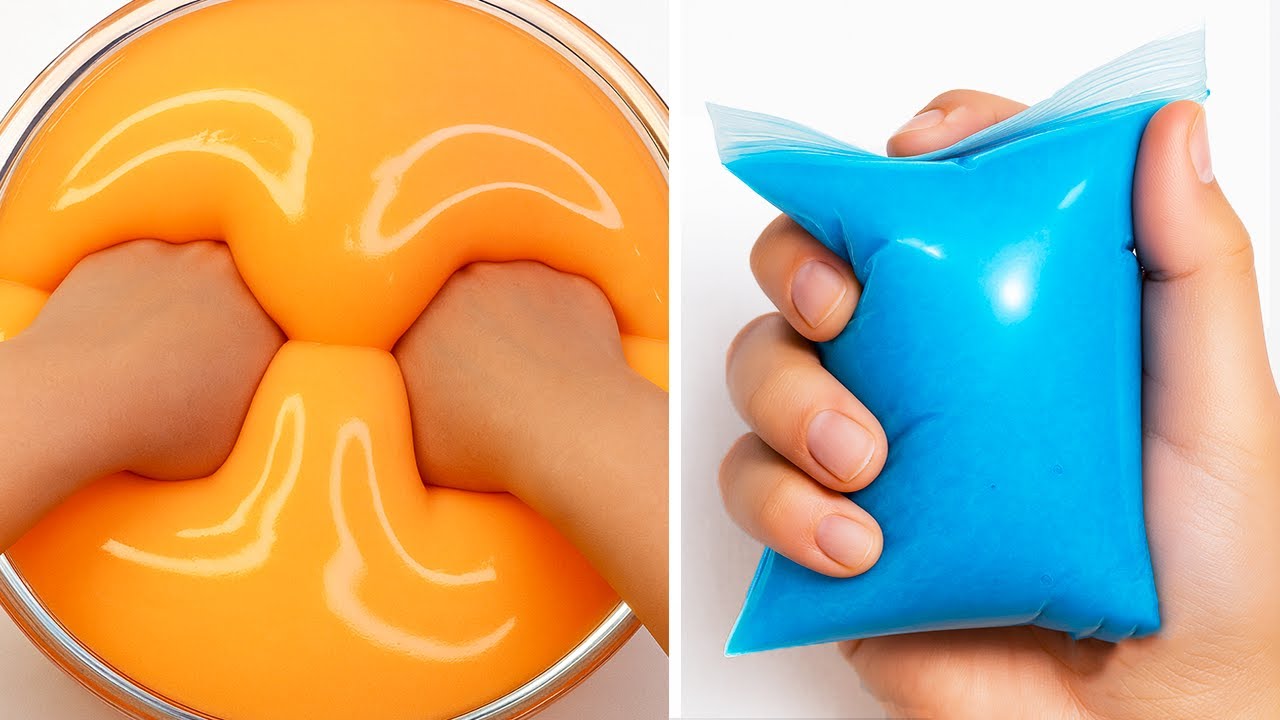 Расслабляющие АСМР-видео со слаймом для сна | Satisfying Slime No Talking ASMR 3770