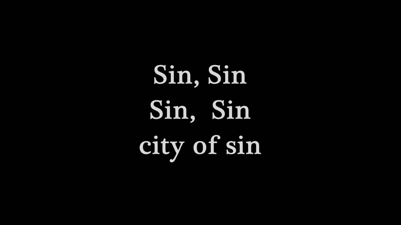 Escape the Fate- City of Sin (lyrics)