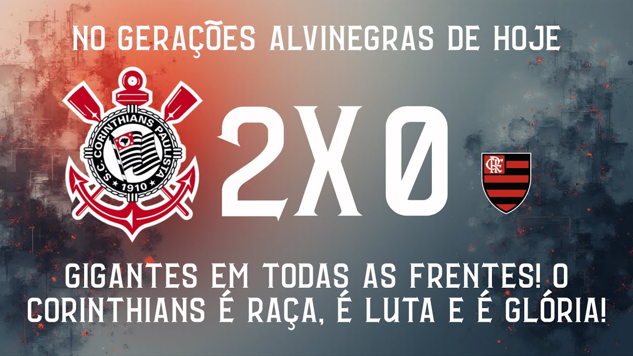 Gigantes em todas as frentes! O Corinthians é raça, é luta e é glória! 🦅🖤