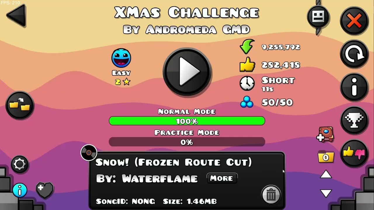 XMas Challenge by Andromeda GMD (100%) Geometry Dash