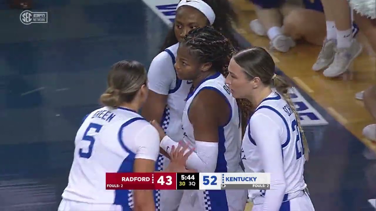 WBB Kentucky 82, Radford 78