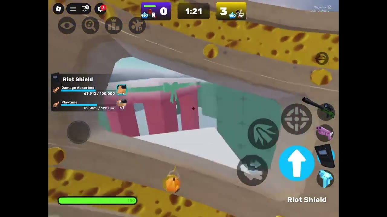 Playing rivals against a person who has aimbot