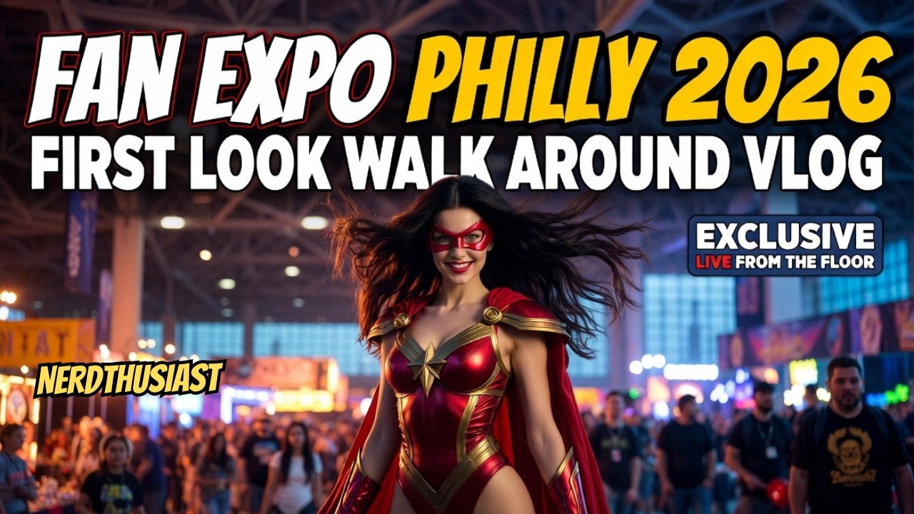 🎬 ПЕРВЫЙ ВЗГЛЯД! FAN EXPO PHILADELPHIA 2026: ПОЛНЫЙ ОБЗОР ВЫСТАВОЧНОЙ ПЛОЩАДКИ. Косплей, знаменит...