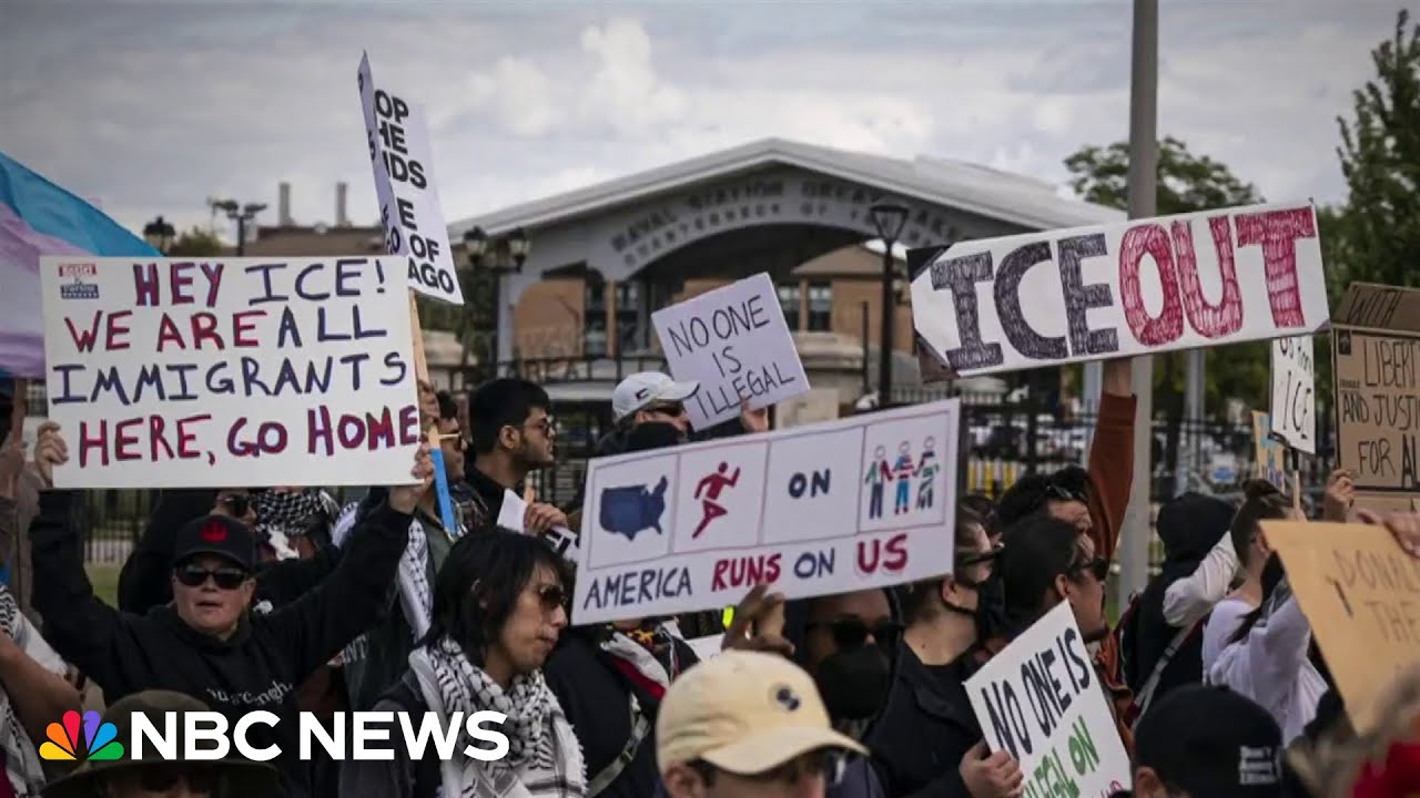 Protests over President Trump’s push into cities