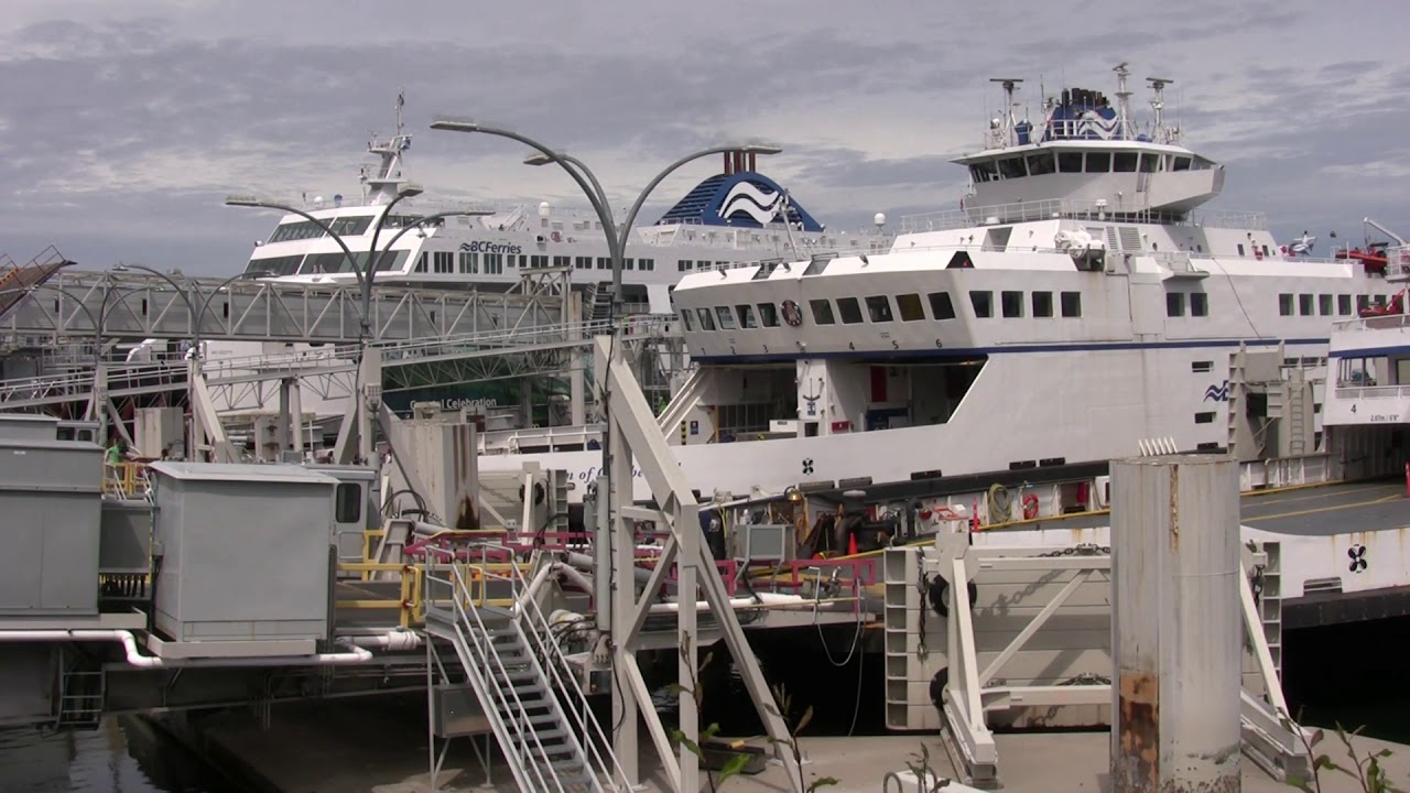 BC Ferries MV Coastal Celebration Departing Swartz Bay Ferry Terminal on August 1st 2019