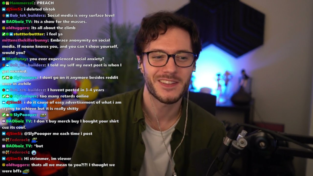Shortyyguy on douchebags commenting on his situation