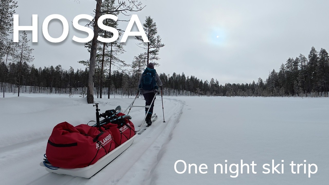 Solo Winter Ski Camping in Hossa National Park Finland