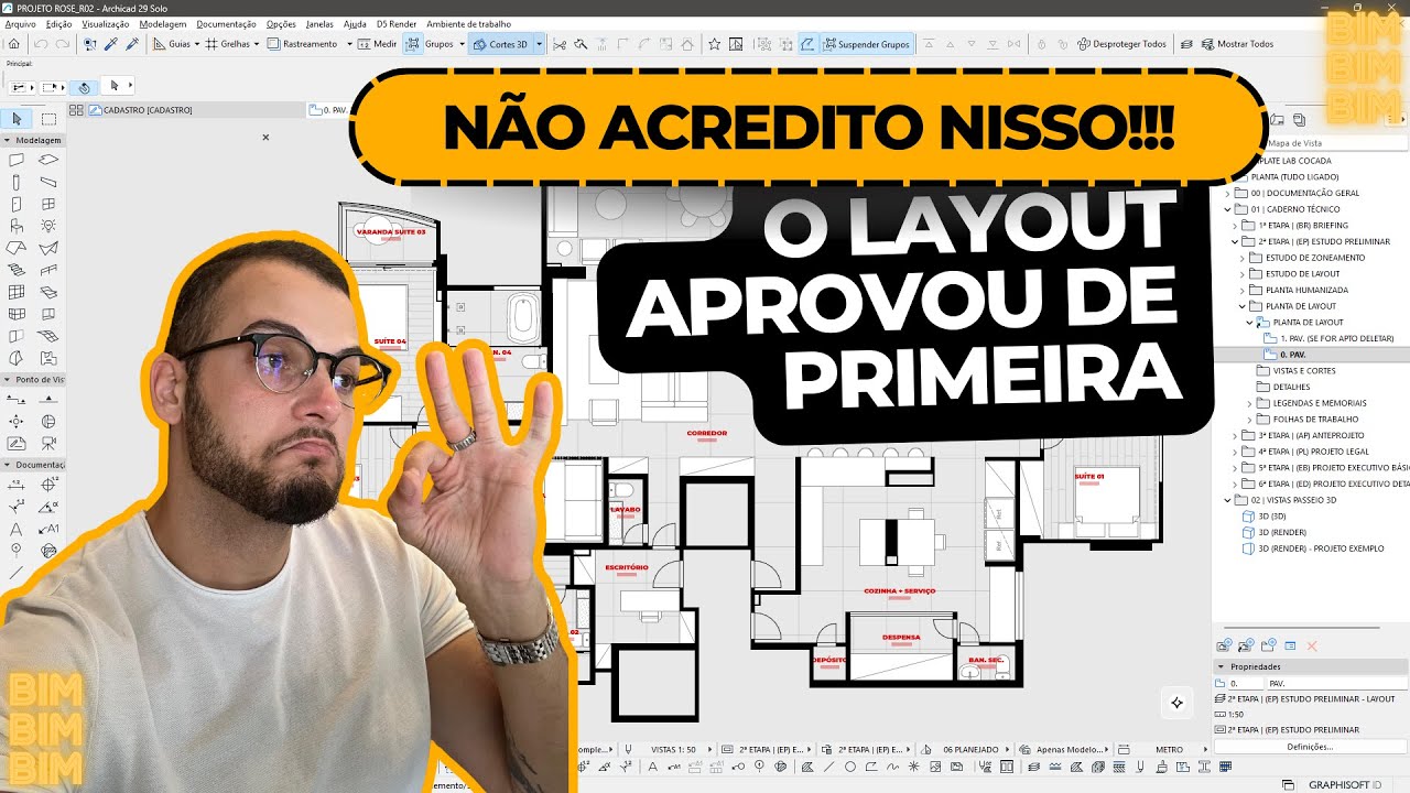 DIÁRIO DE BORDO #02, reunião de layout que aprovou de primeira