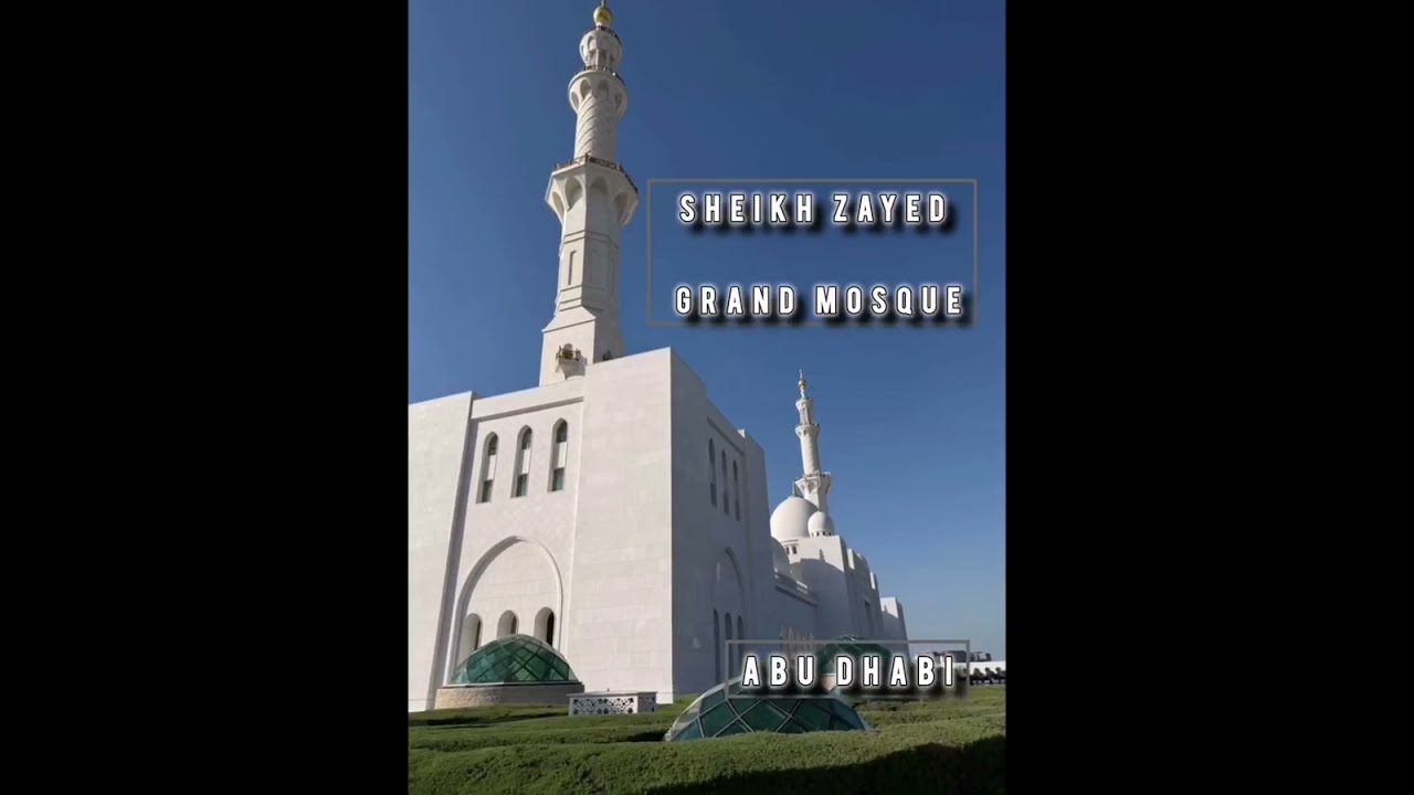 Sheikh Zayed Grand Mosque, Abu Dhabi 🕌  #AbuDhabi #SheikhZayedMosque #stonearchitecture