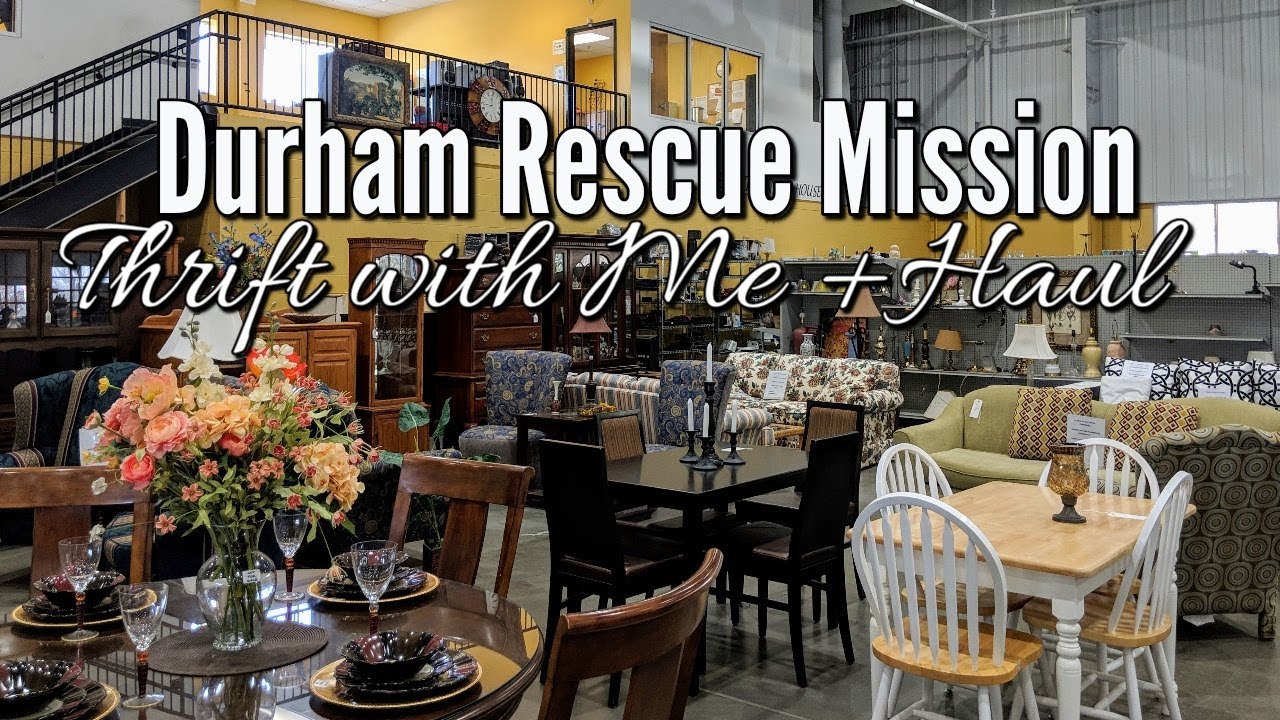 💖Thrift Shopping with Me & Home Decor Haul-Durham Rescue Mission-Project Thrift 52-Week 8