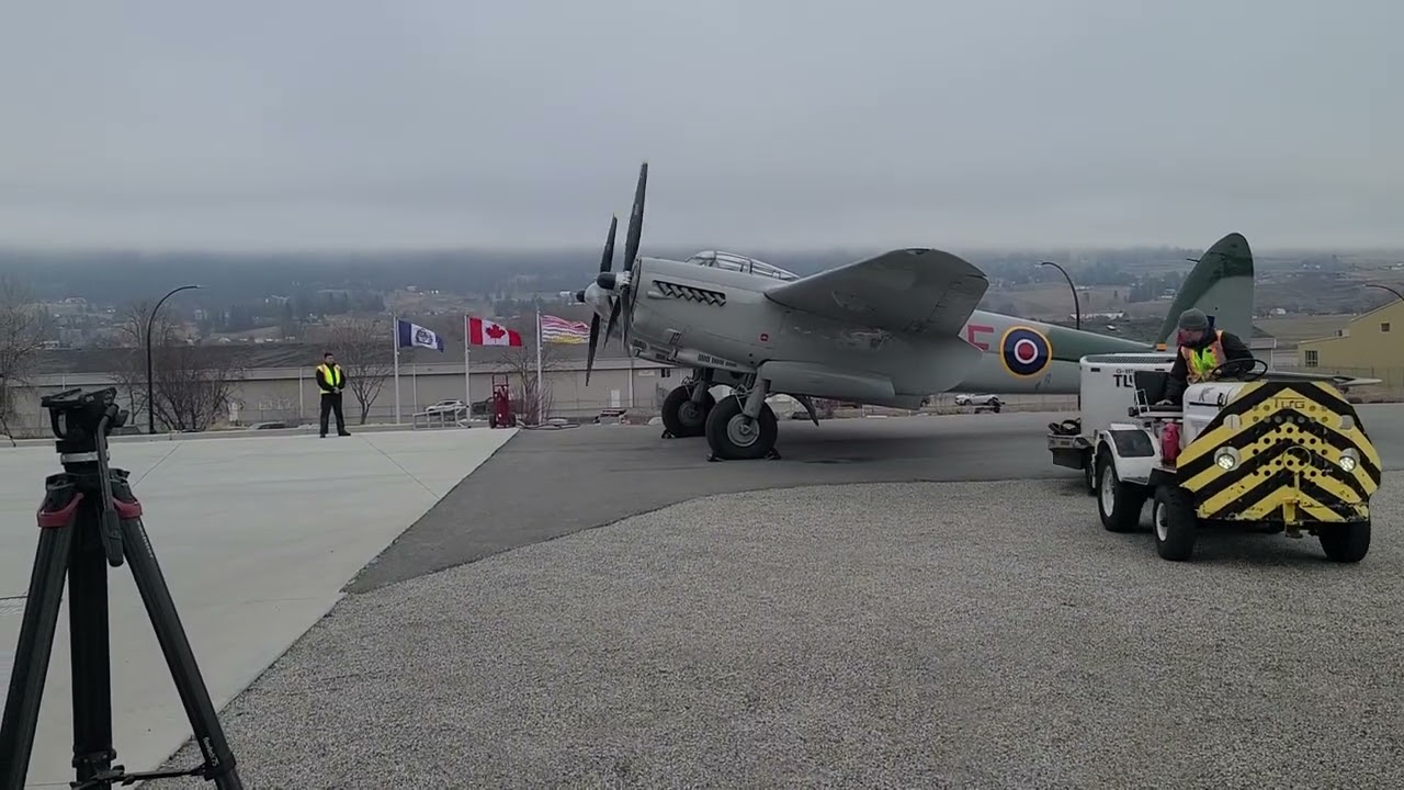 Mosquito engine run.