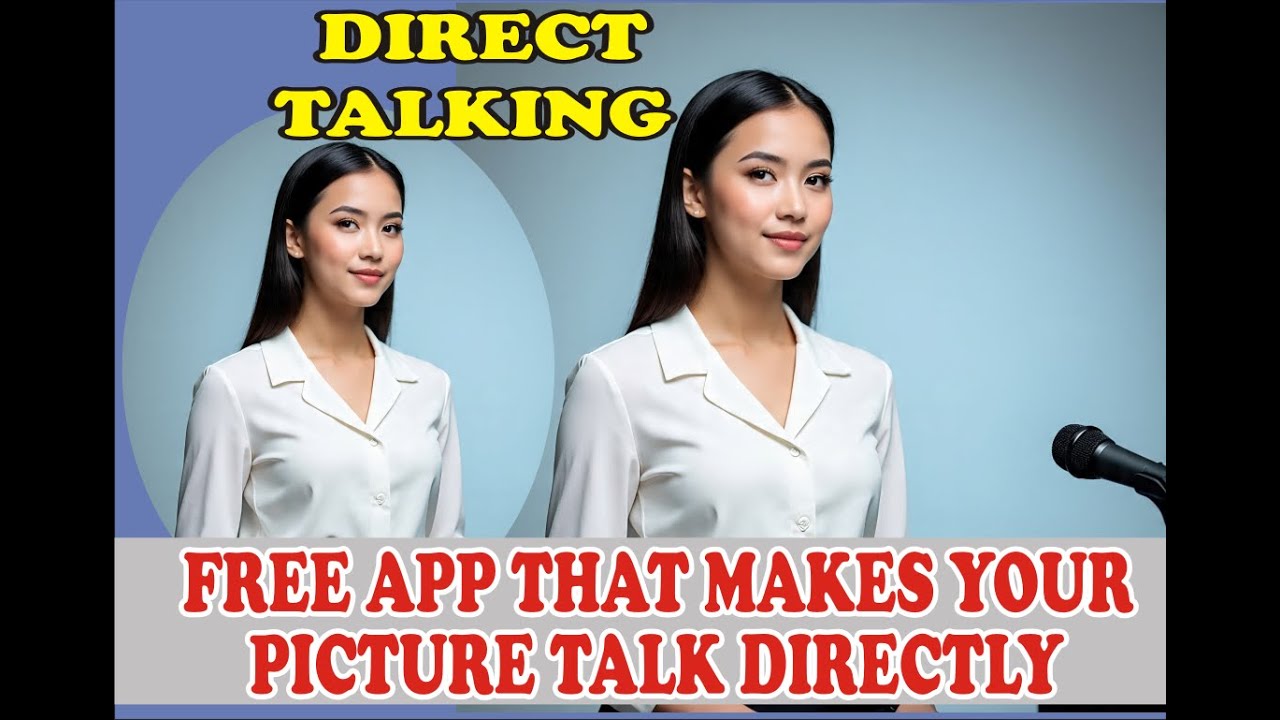 How to make your picture talk directly with AI and free APP