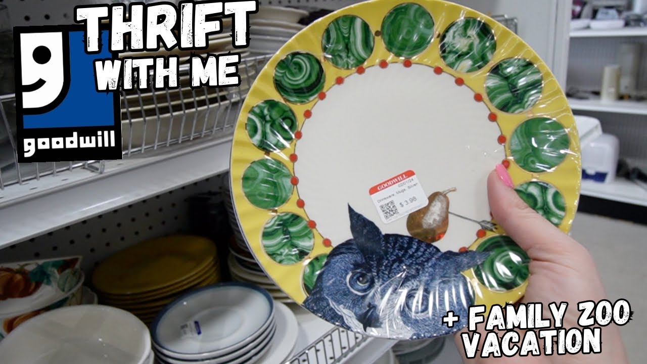 GOODWILL Thrift With Me | + Family Zoo Vacation | Reselling